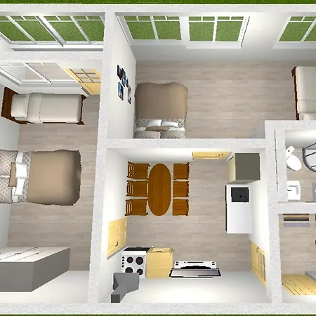 2 Bedrooms - Downtown - Excellent Location アパート ブルガス