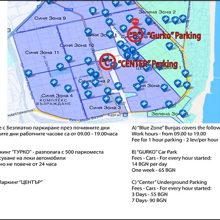 2 Bedrooms - Downtown - Excellent Location ブルガス